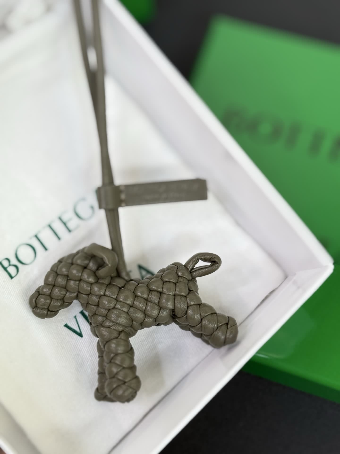 Bottega Veneta Wooly Dog Charm